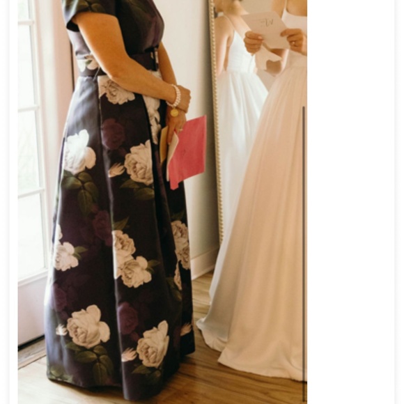 Beautiful Oak Hall Twilight Blooms Dress Sz. 12 - Picture 6 of 10